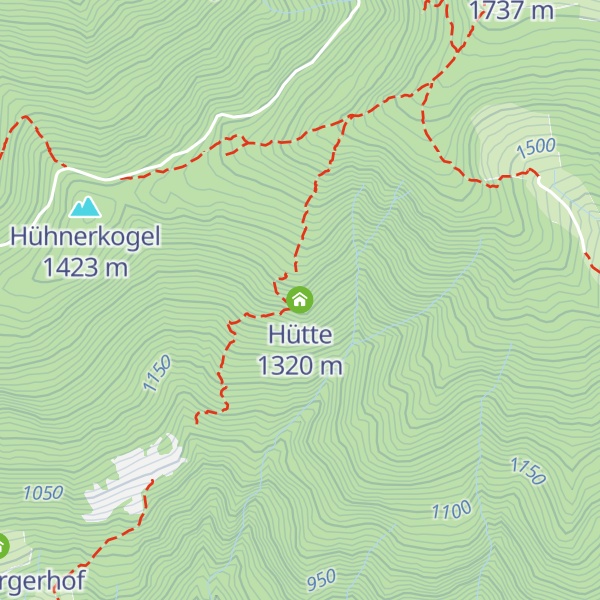Map of Hütte