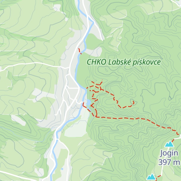 Map of Lesní divadlo