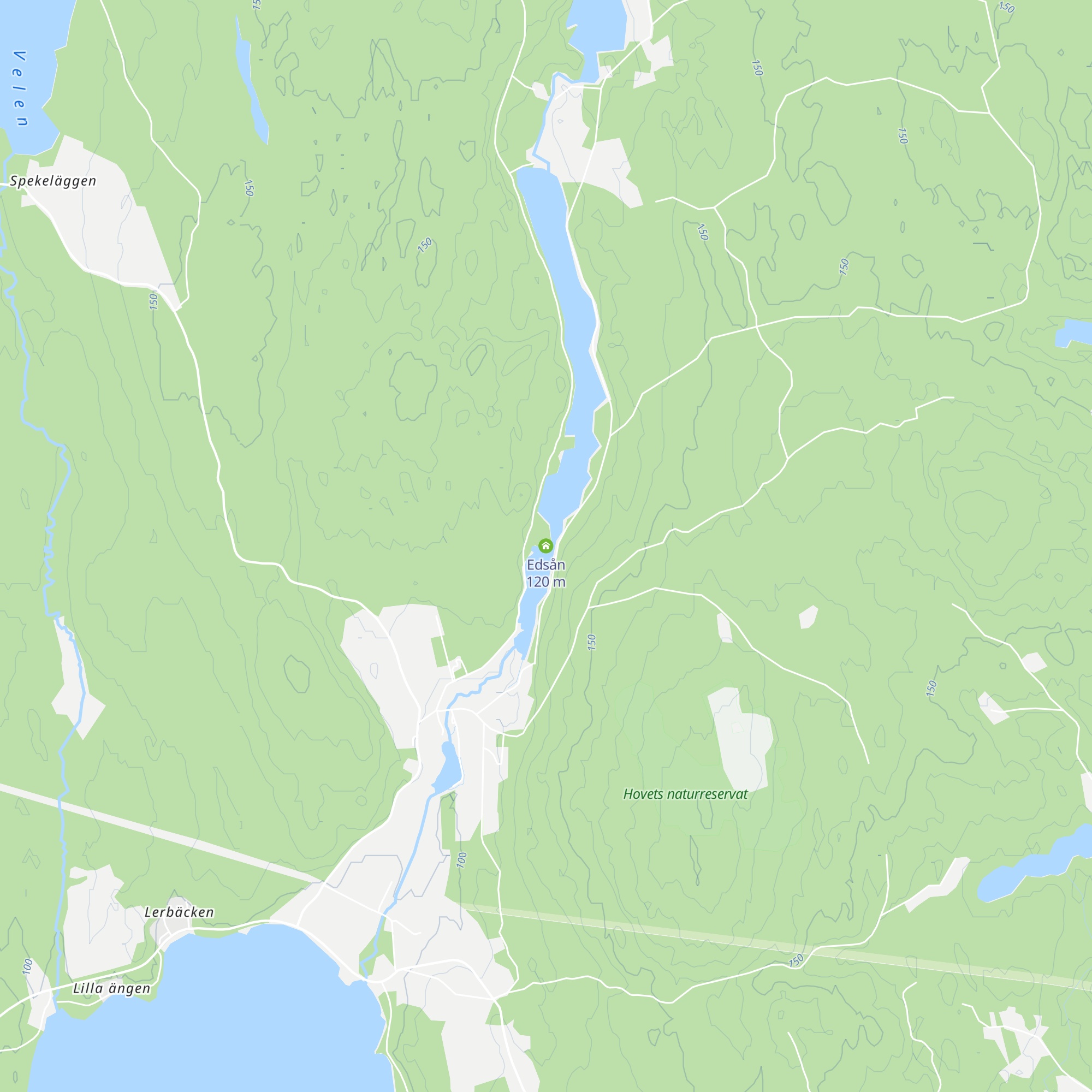 Edsån map