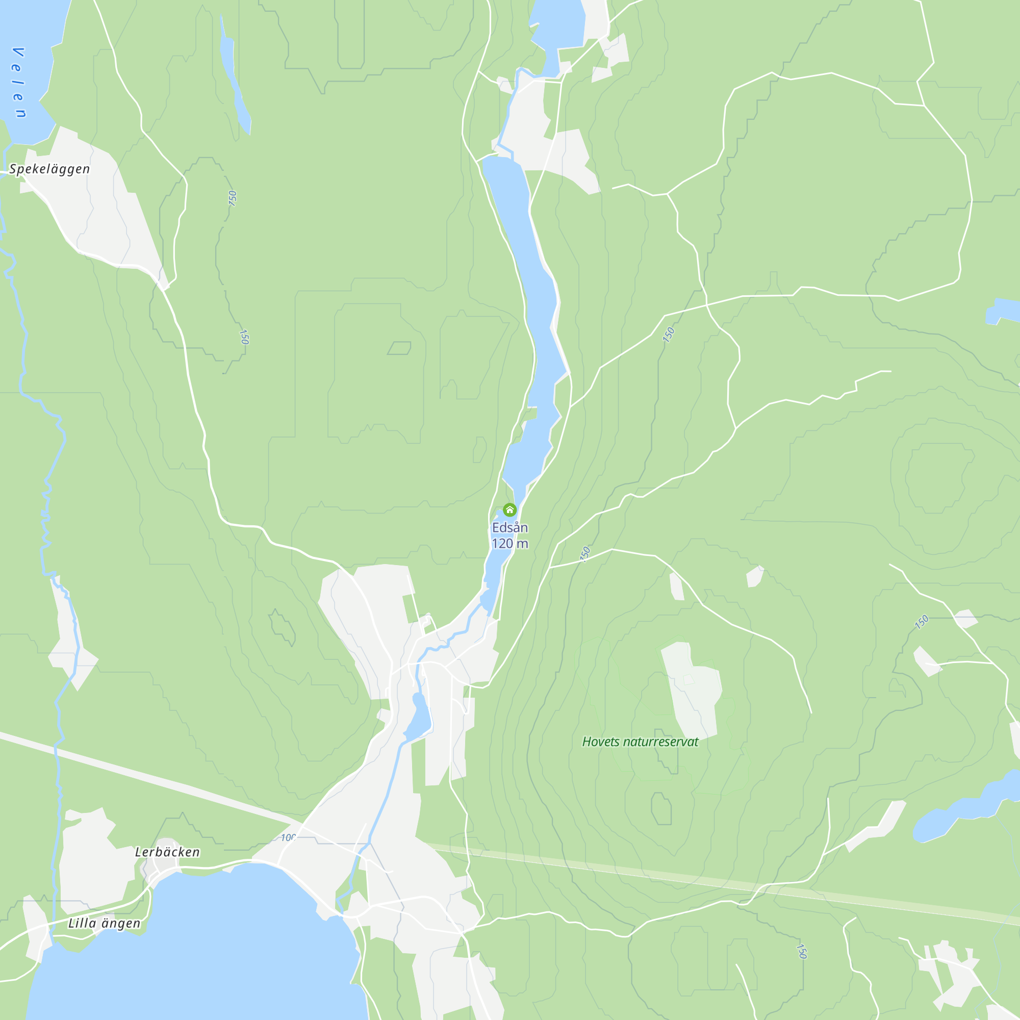 Edsån map