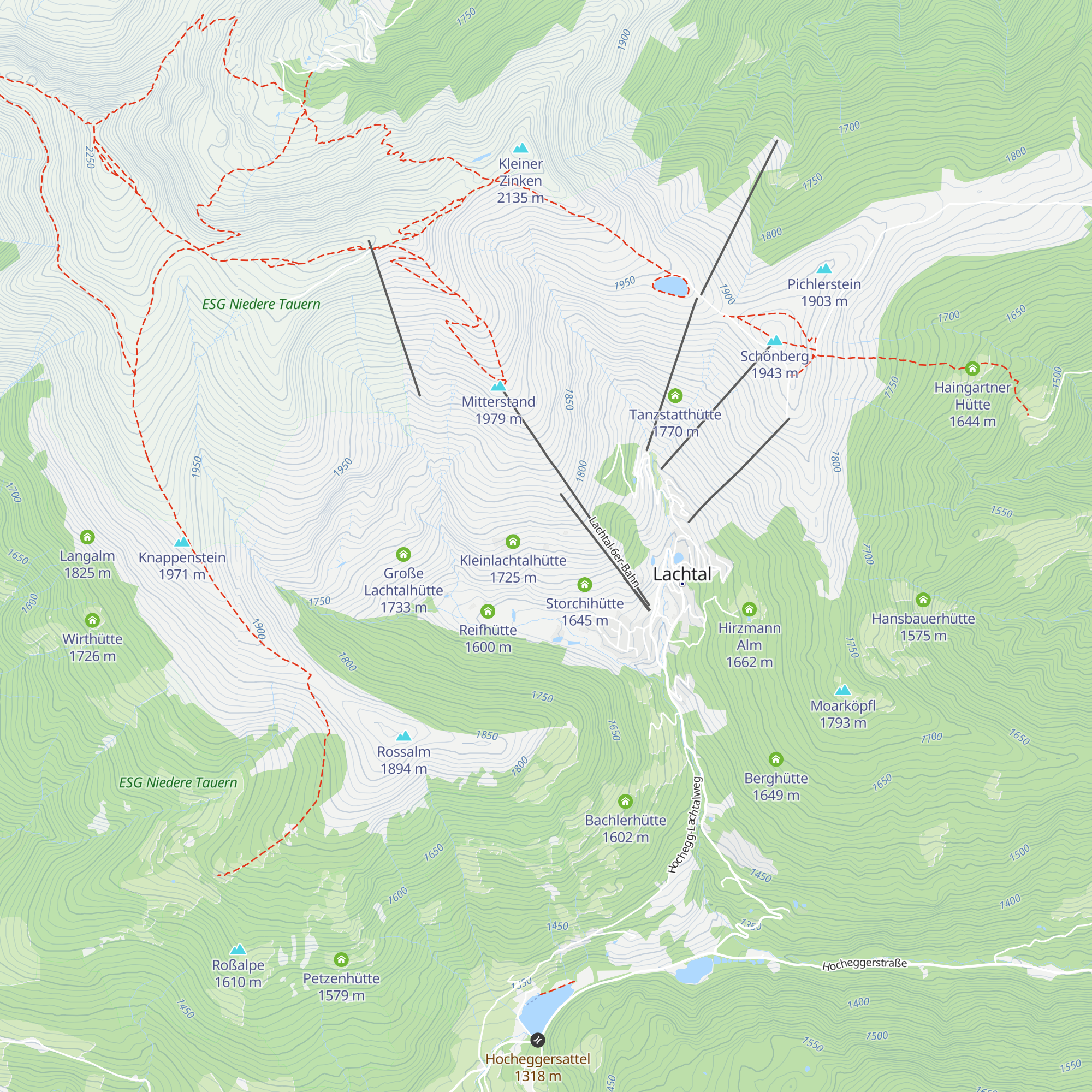 Merlhütte map