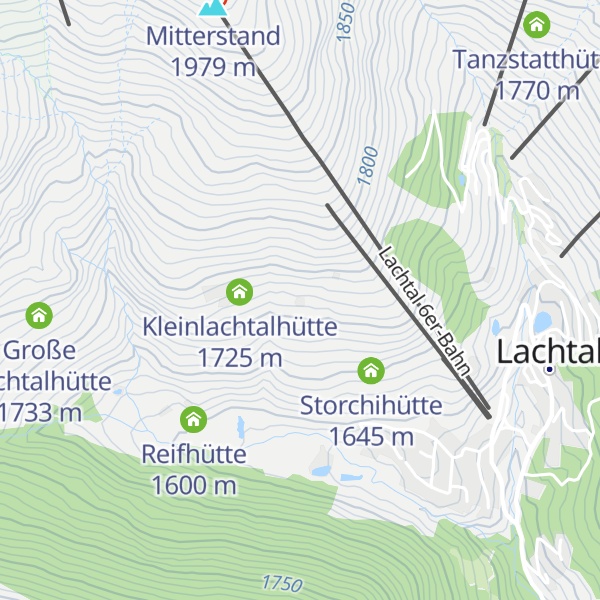 Map of Merlhütte