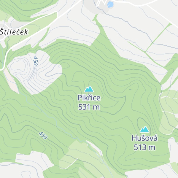 Map of Pikřice