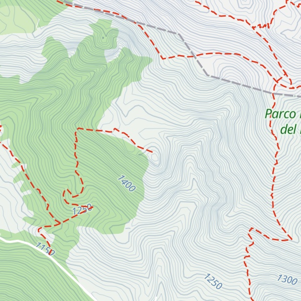Map of Serra di Campo dell'Acero