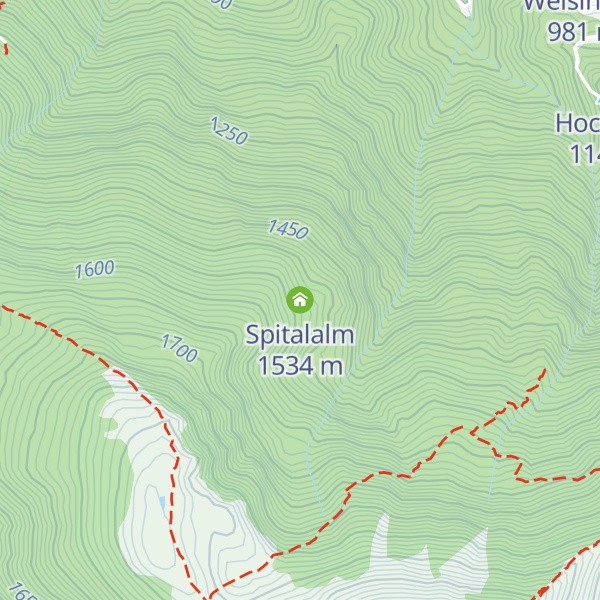 Map of Spitalalm