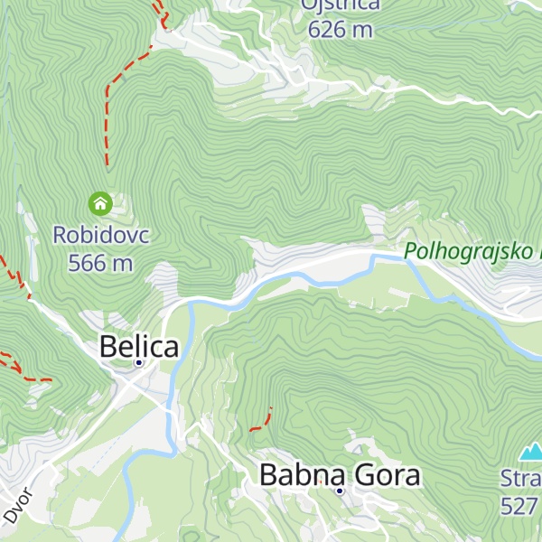 Map of Hudopotnik