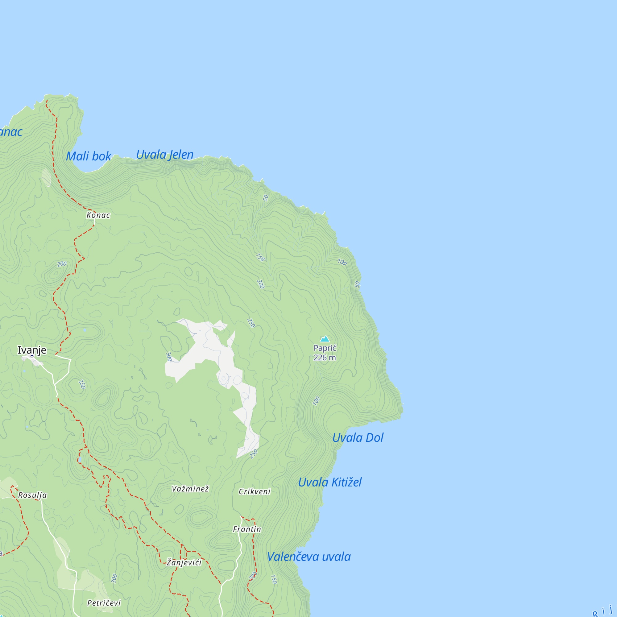 Trebjacica map