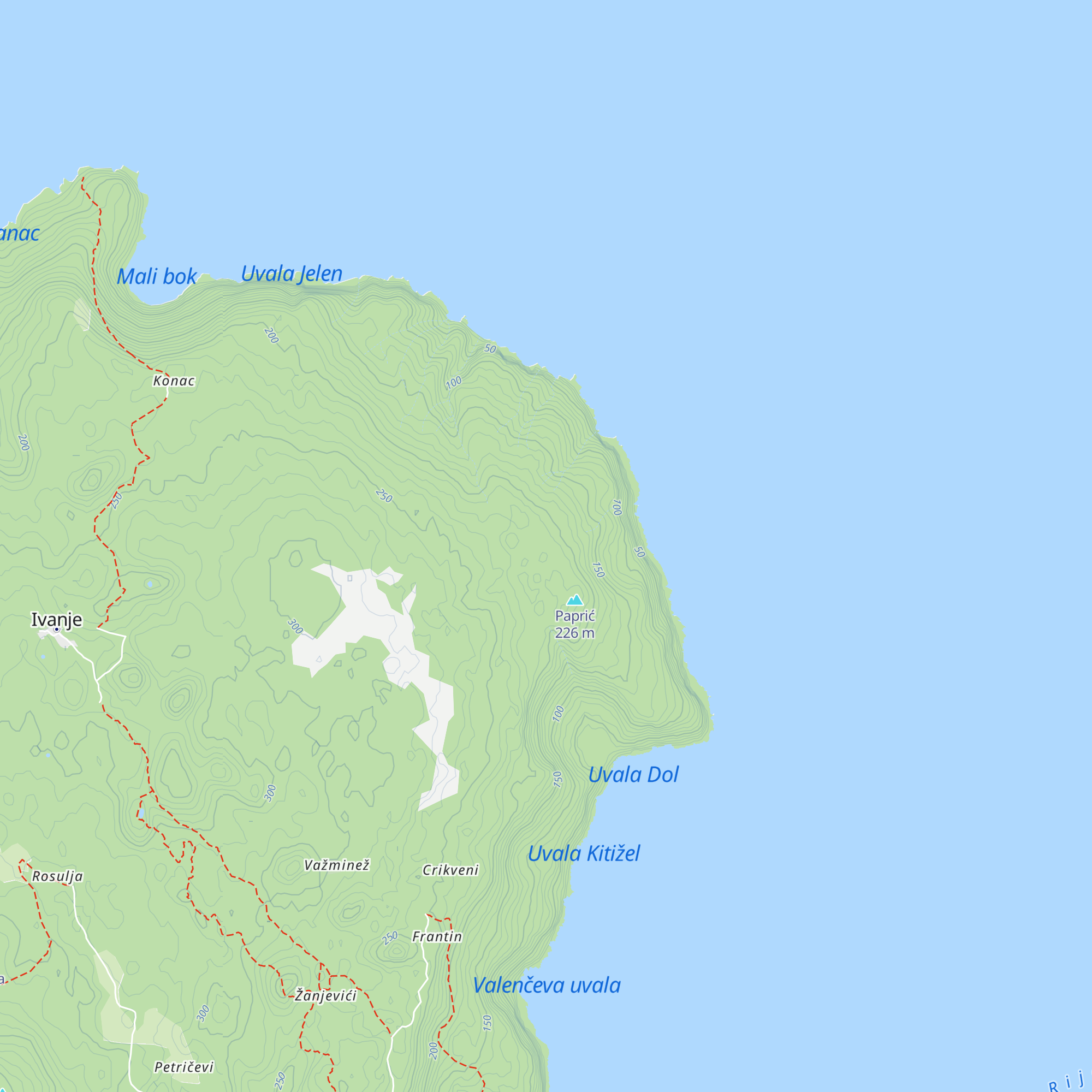 Trebjacica map