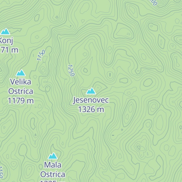 Map of Jesenovec