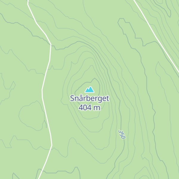 Map of Snårberget