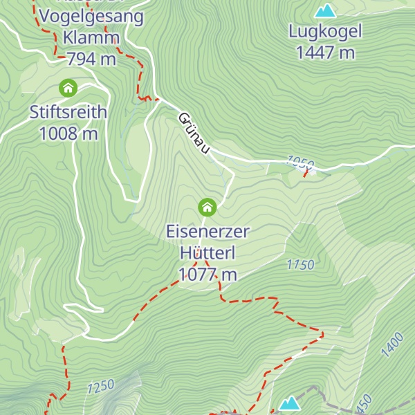 Map of Eisenerzer Hütterl