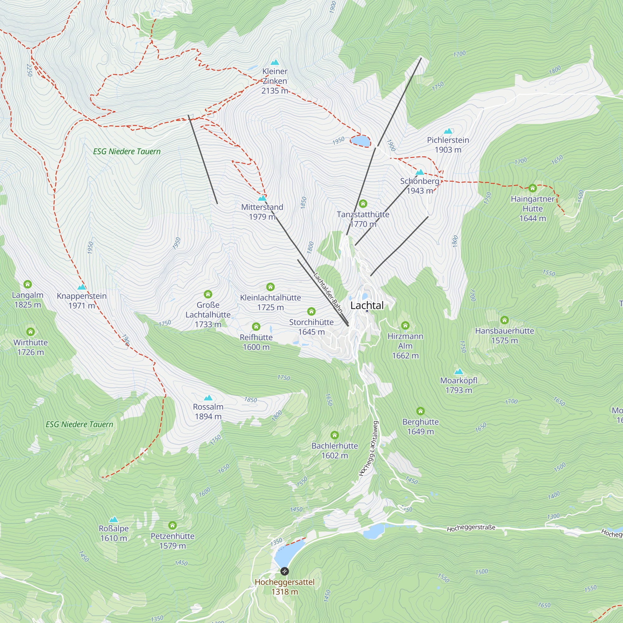 Storchihütte map