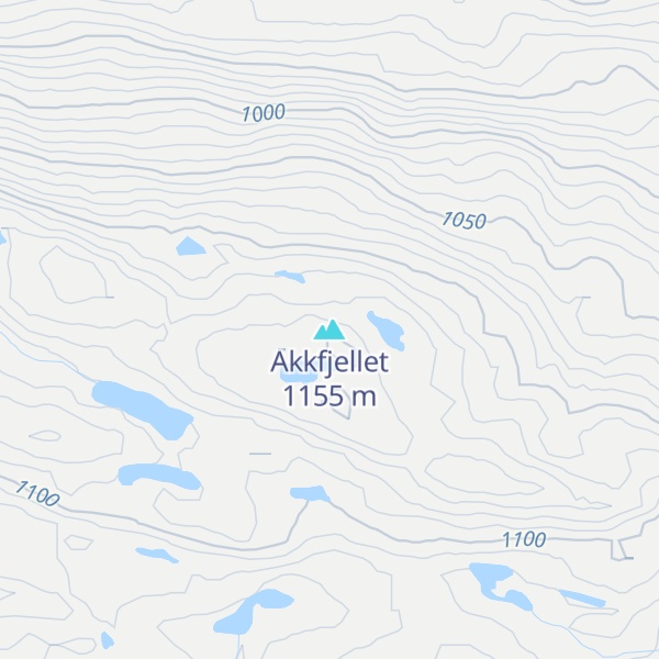 Map of Akkfjellet