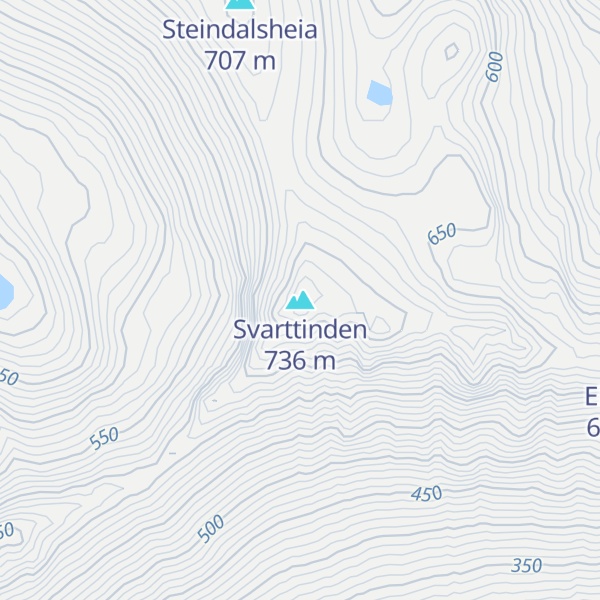 Map of Svarttinden