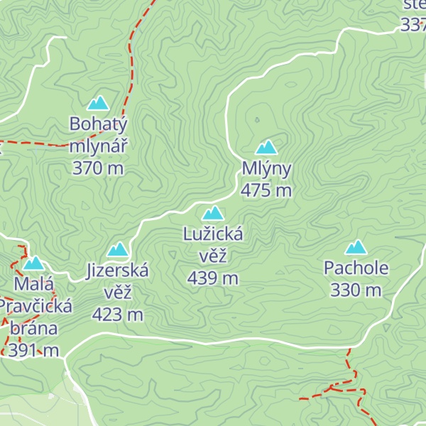 Map of Lužická věž