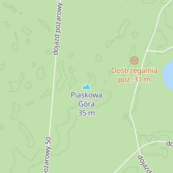 Map of Piaskowa Góra