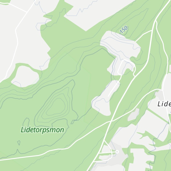 Map of Lidetorp