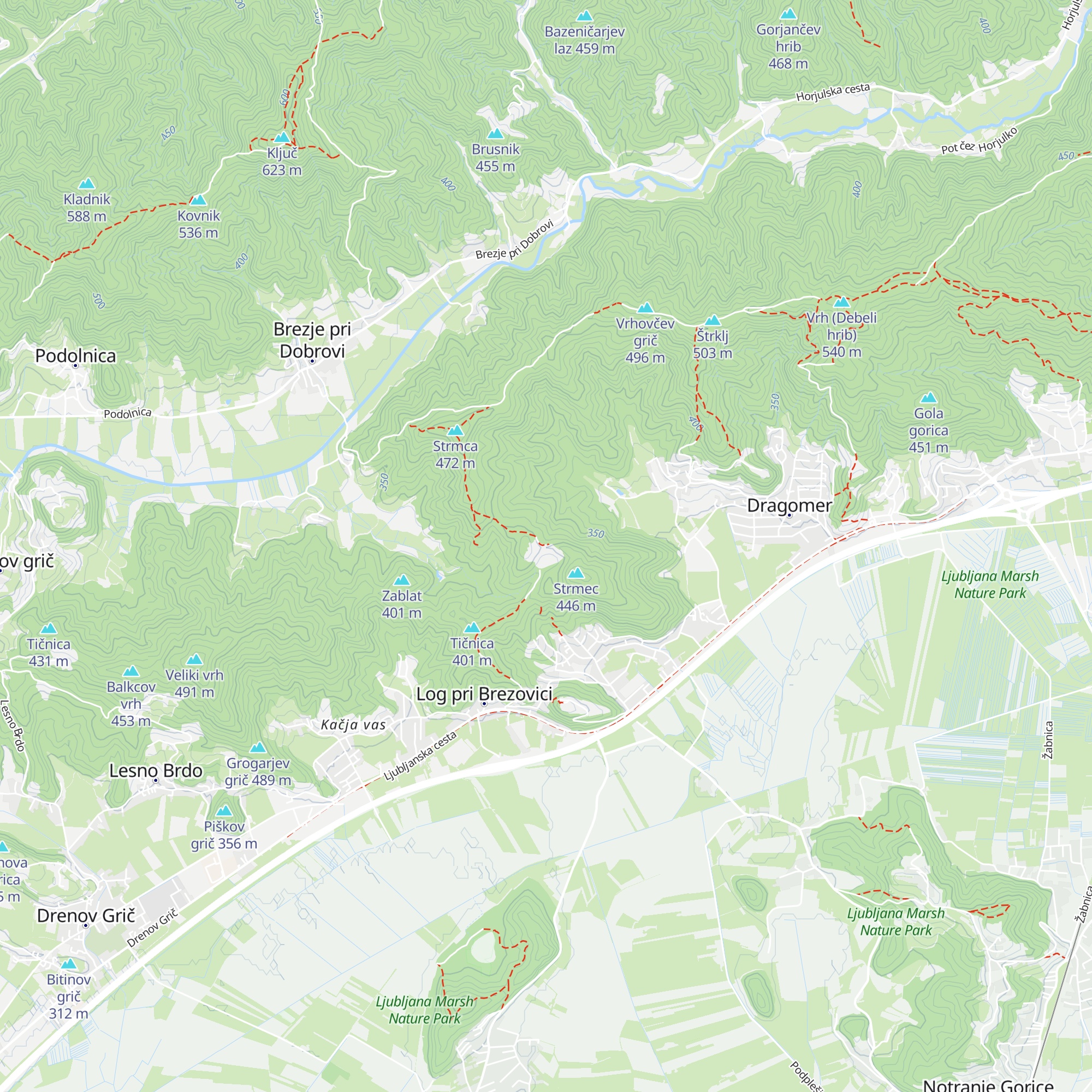 Ferjanka map