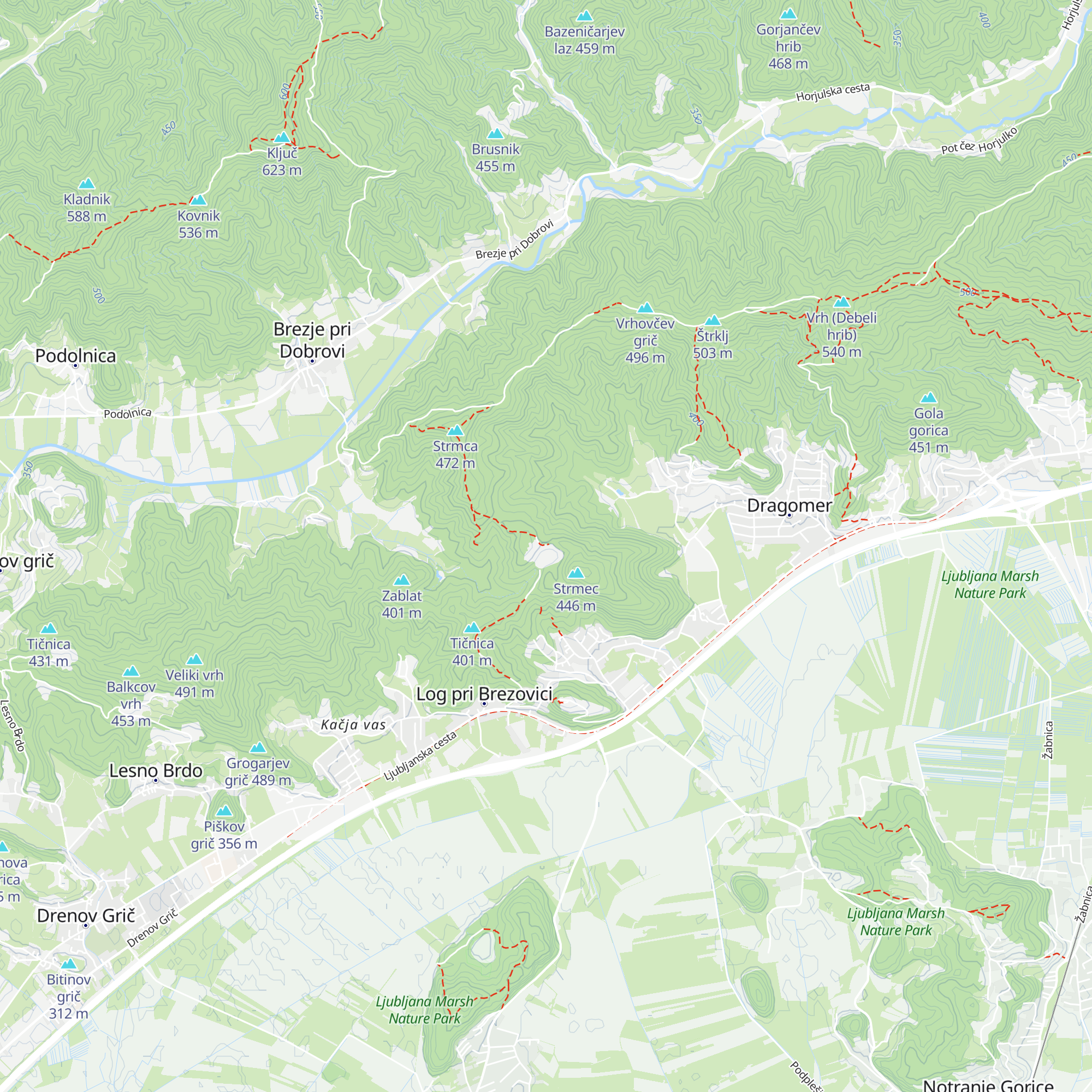 Ferjanka map
