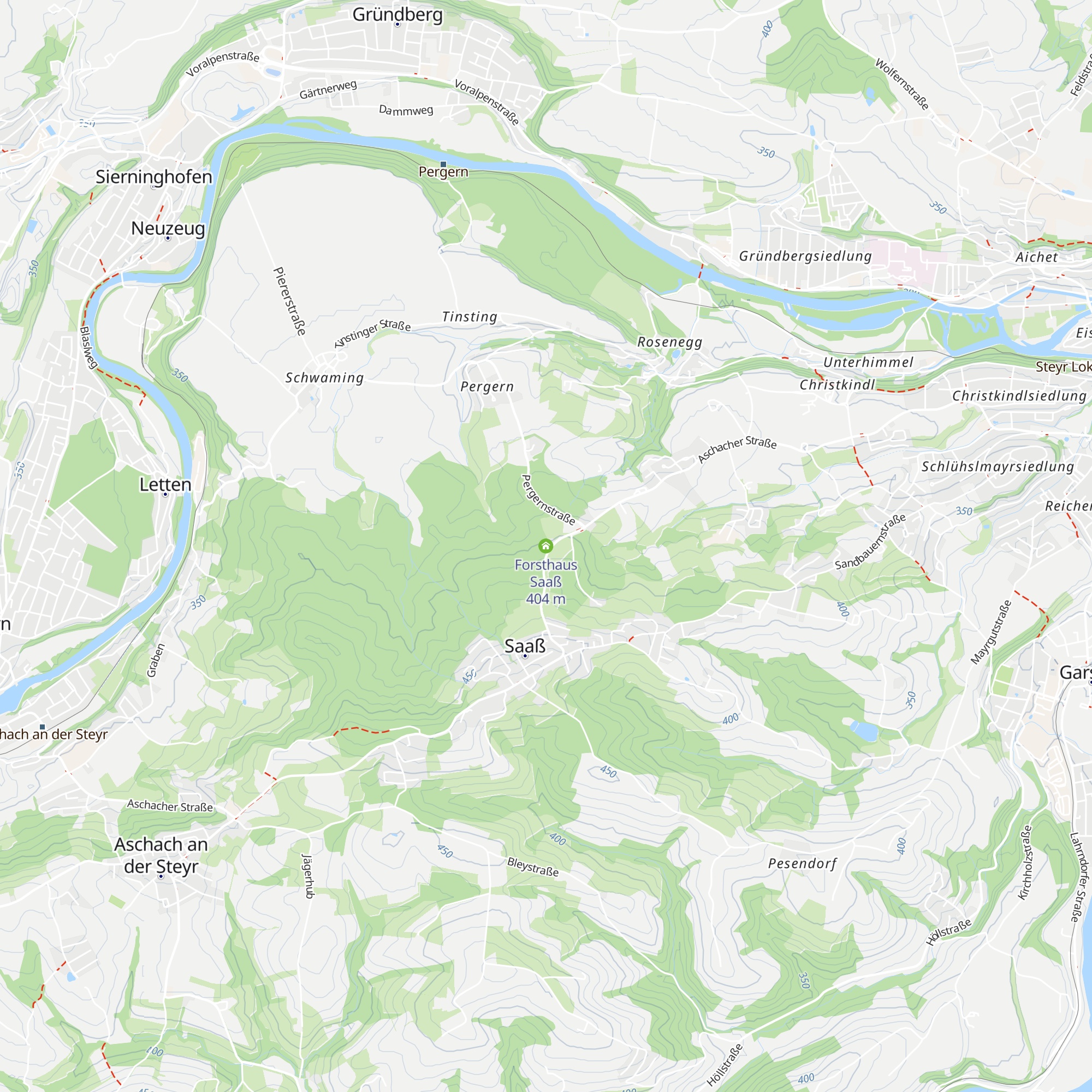 Forsthaus Saaß map