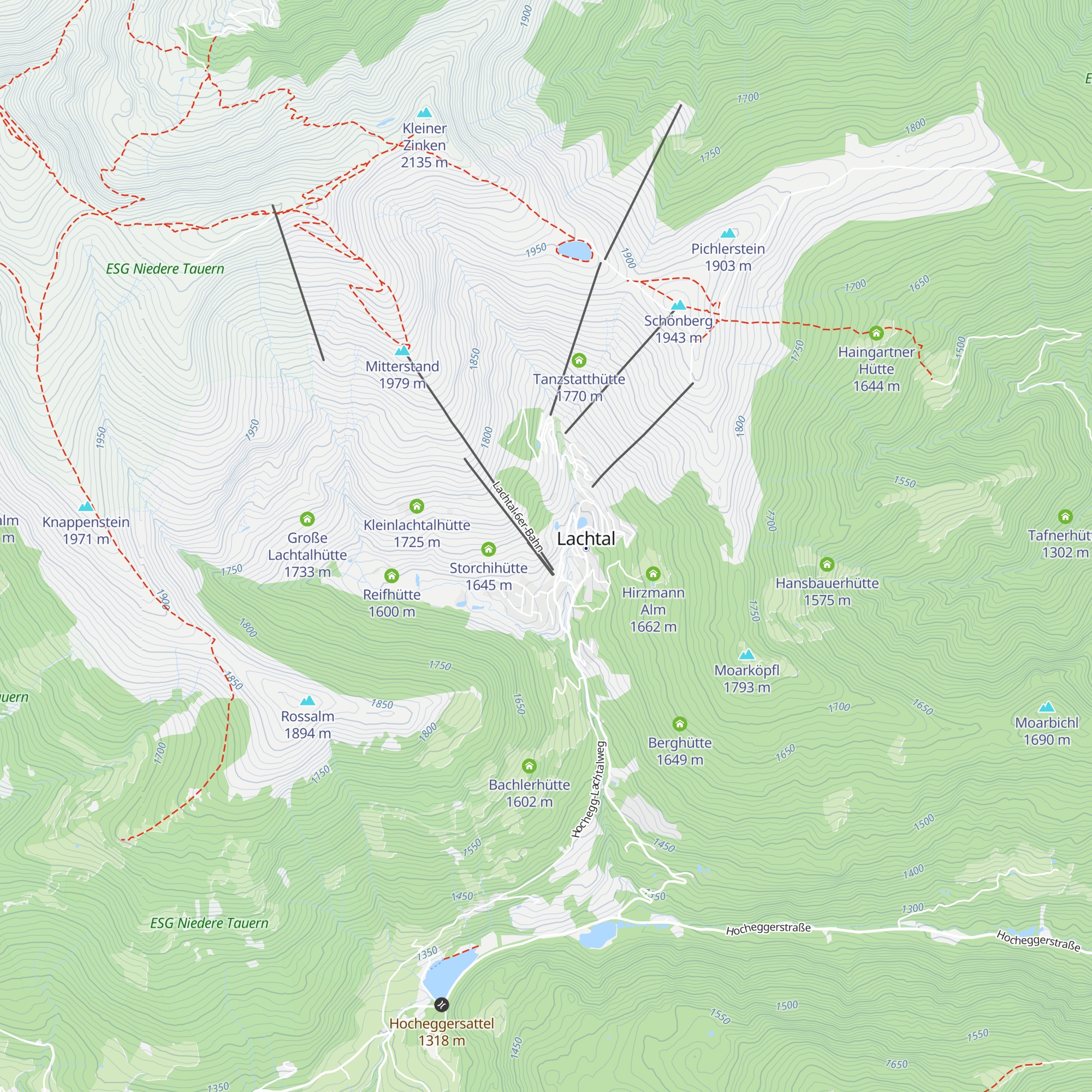 Heberthütte map