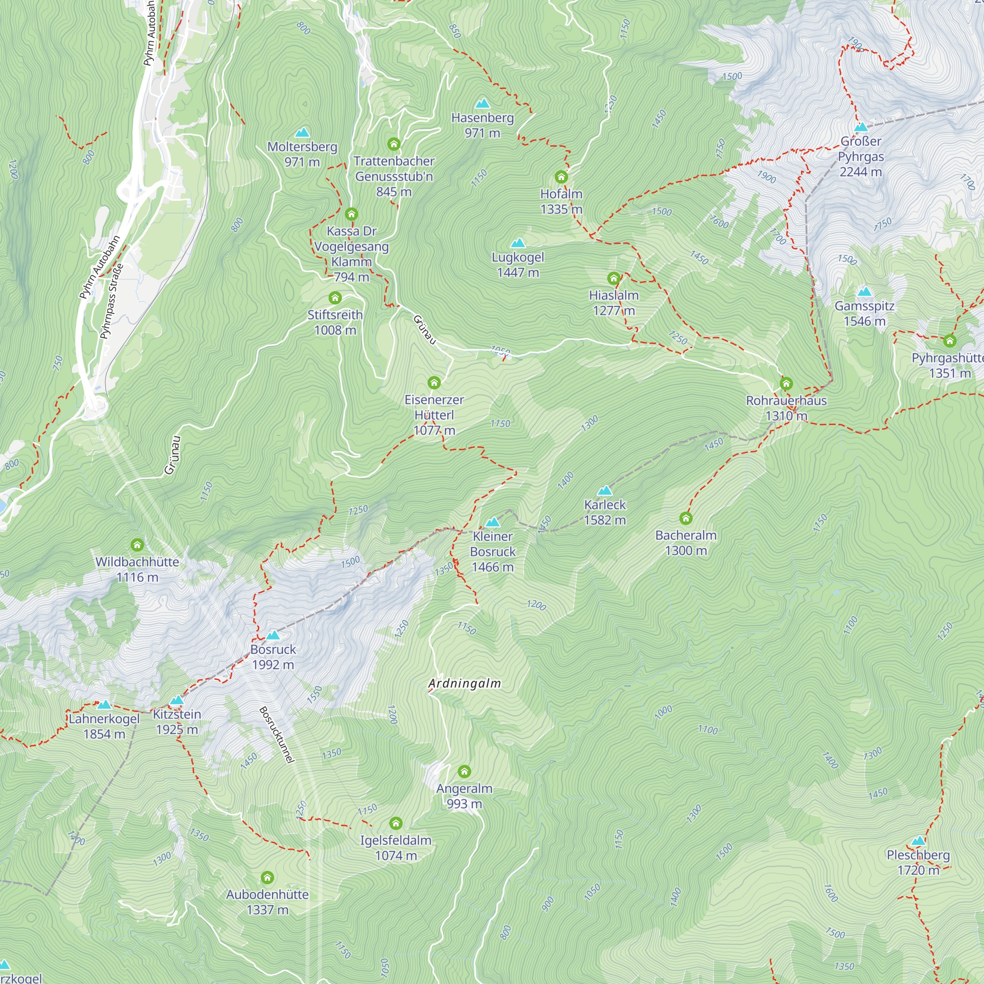 Dr. Walter Höller Hütte map