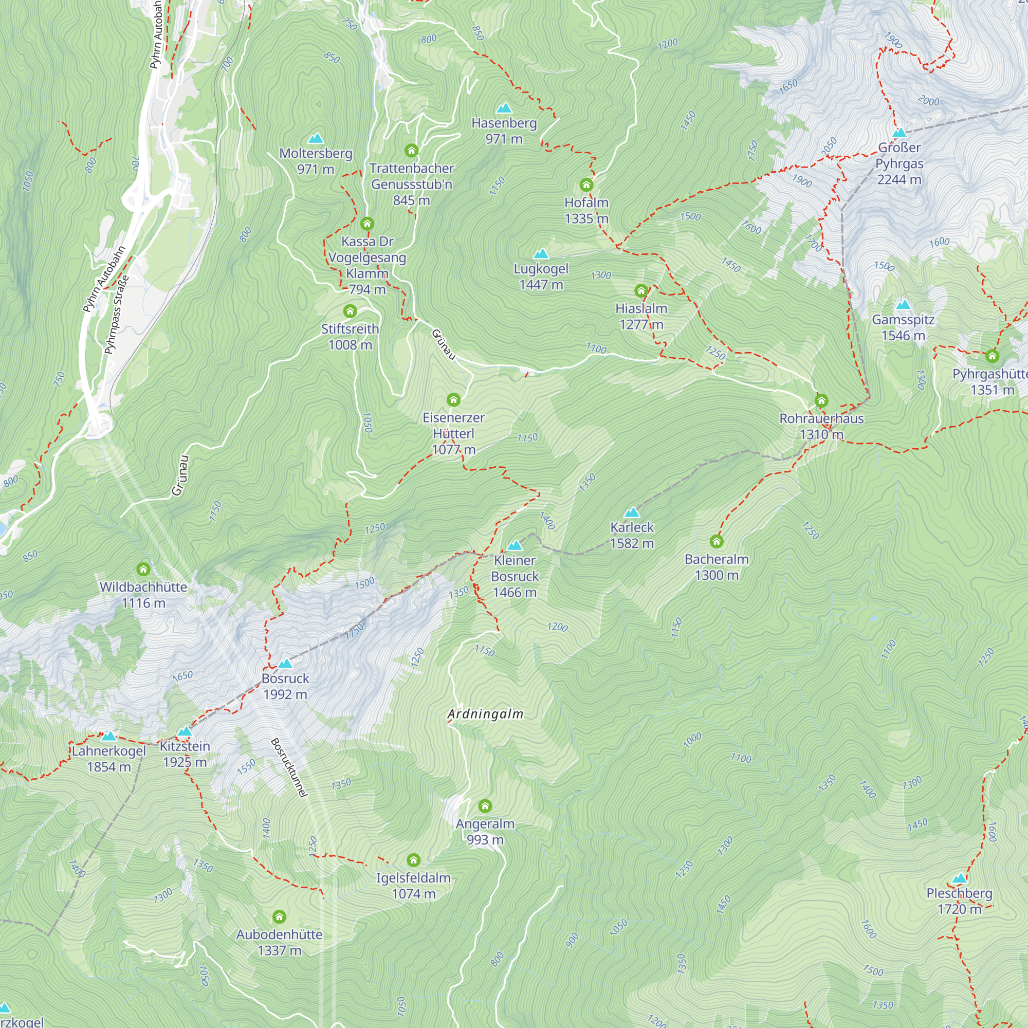 Dr. Walter Höller Hütte map