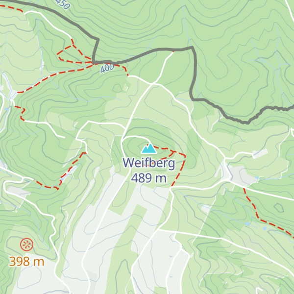 Map of Weifberg Hütte