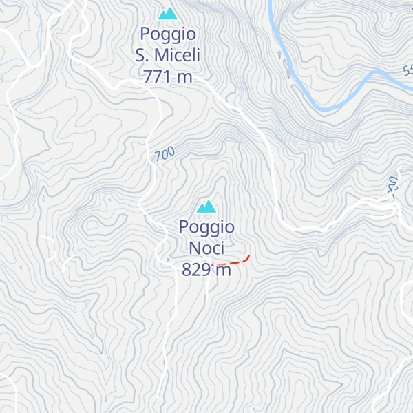 Map of Poggio Noci