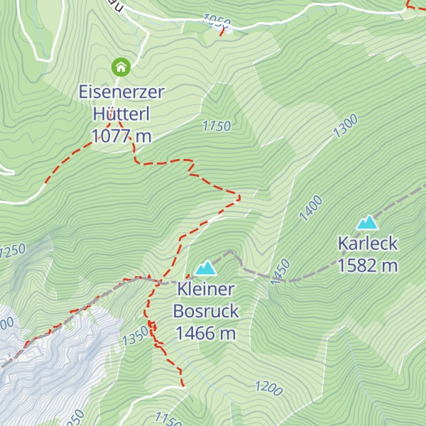 Map of Dipl. Ing. Anton Eder Hütte