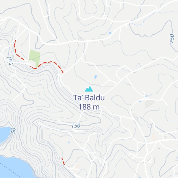 Map of Ta’ Baldu