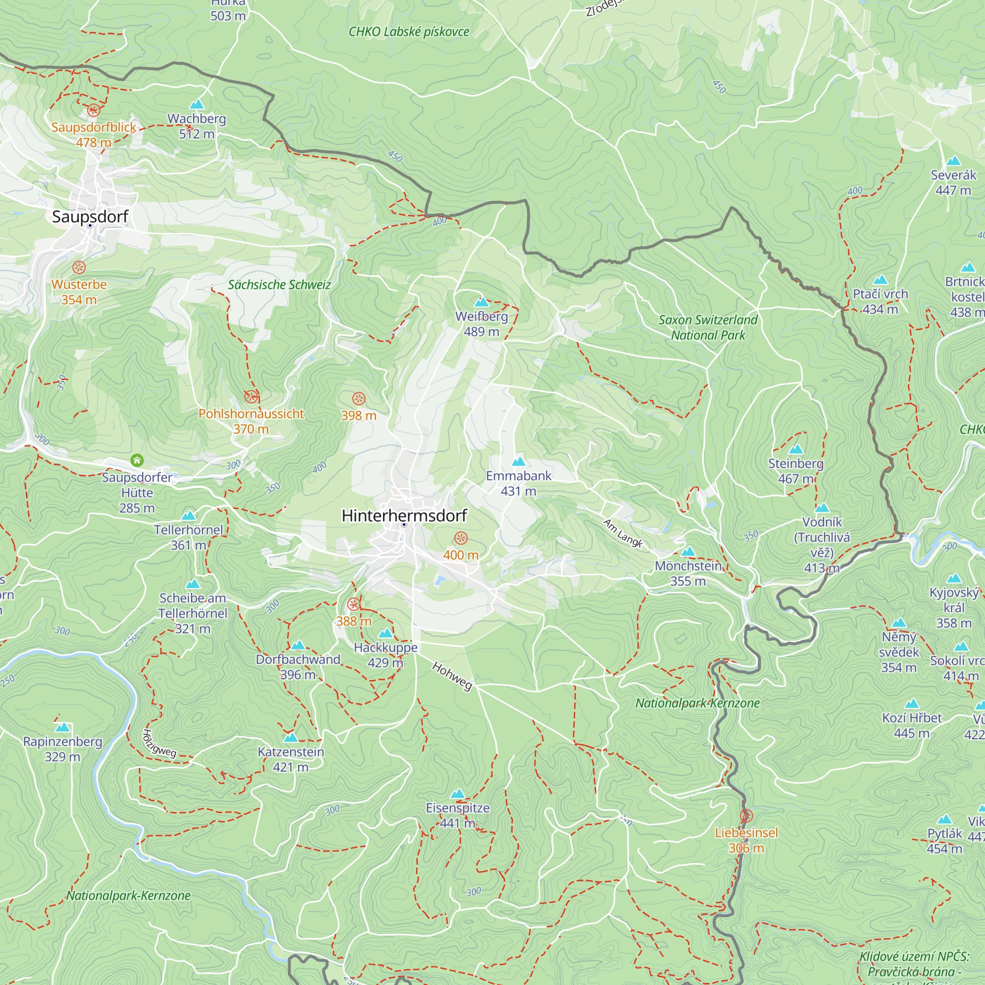 Beaujolais-Hütte map