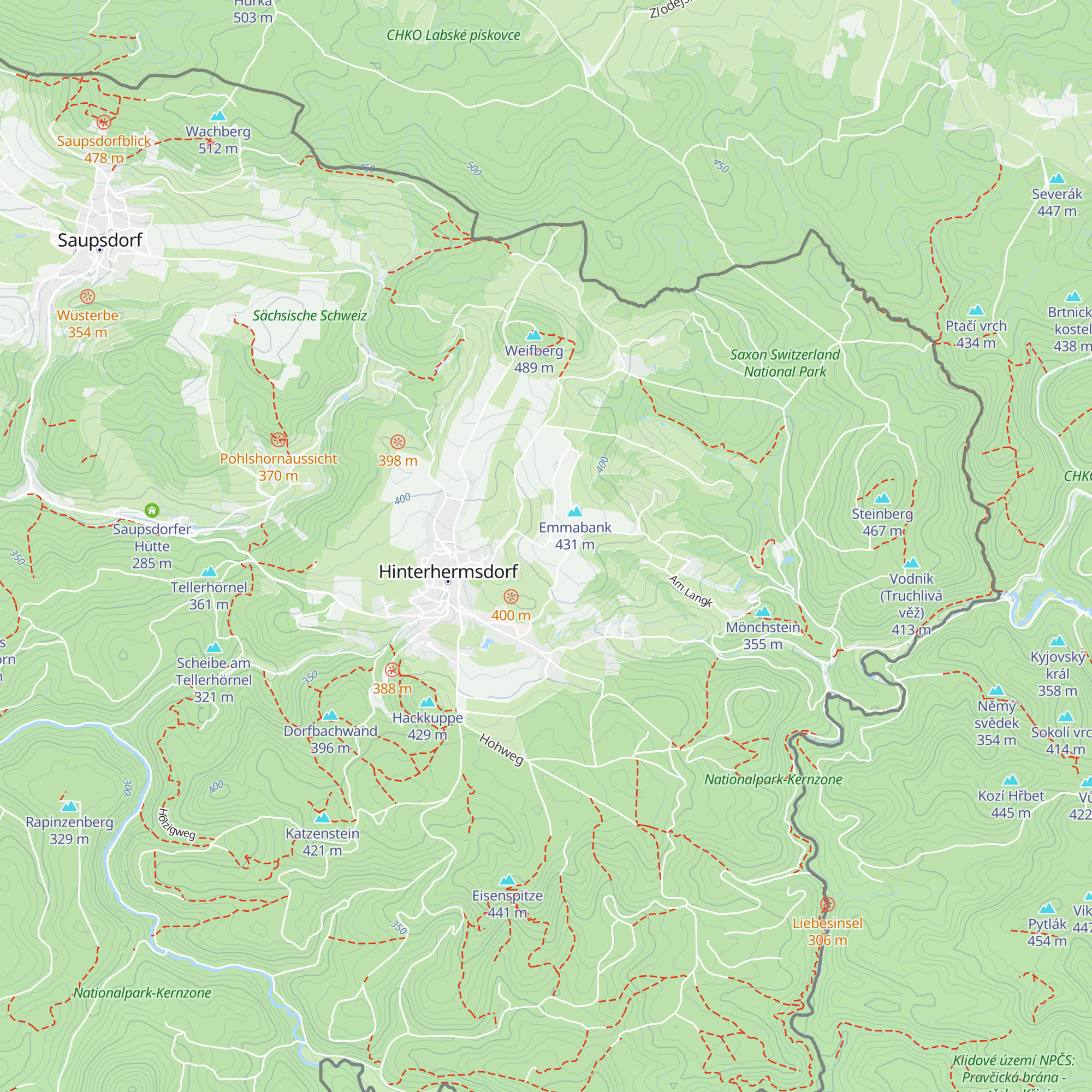 Beaujolais-Hütte map