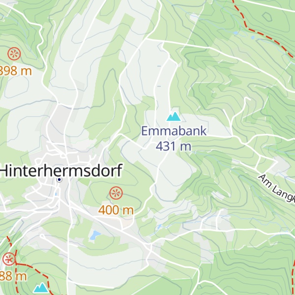 Map of Beaujolais-Hütte