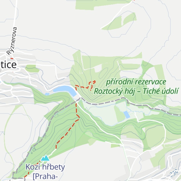 Map of Alšova vyhlídka