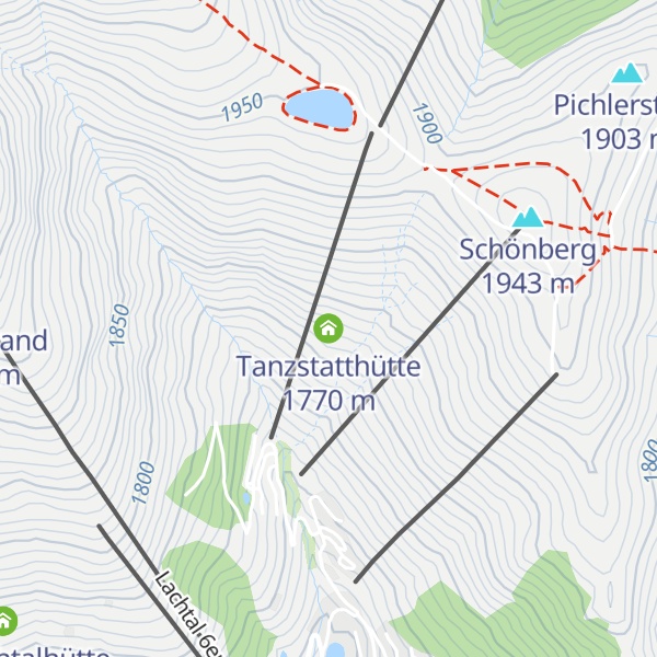 Map of Tanzstatthütte