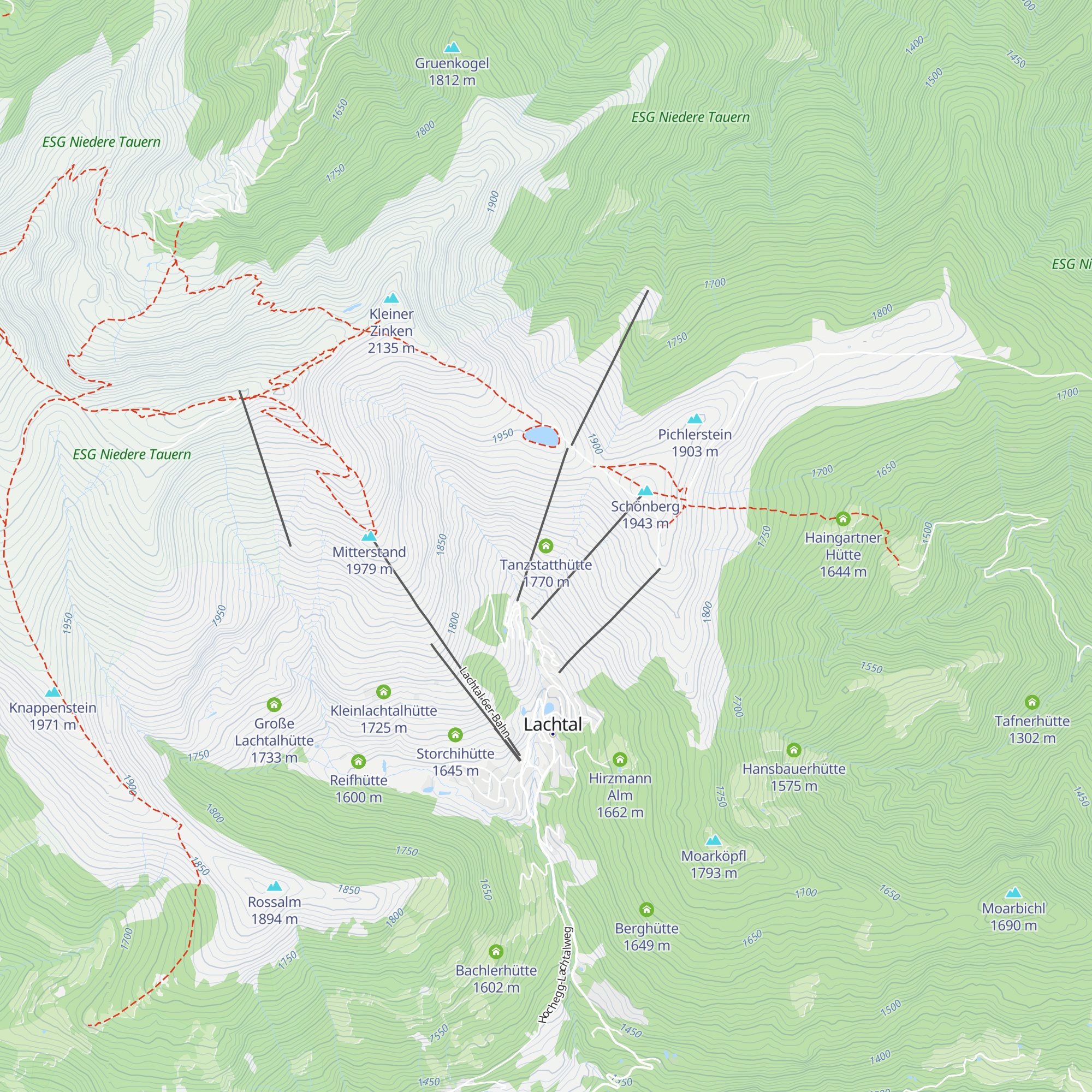 Tanzstatthütte map