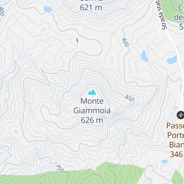 Map of Monte Giammoia