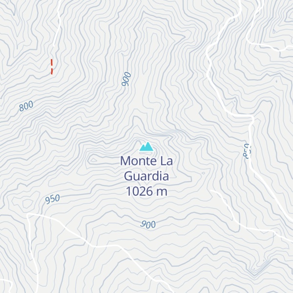 Map of Monte La Guardia