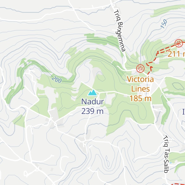 Map of Nadur