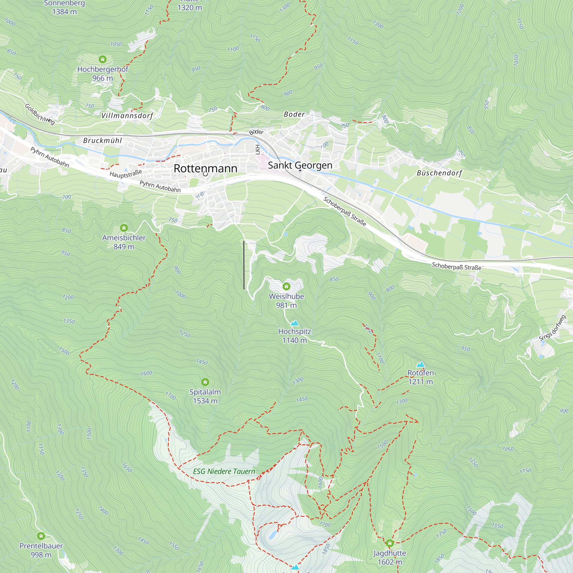 Weislhube map