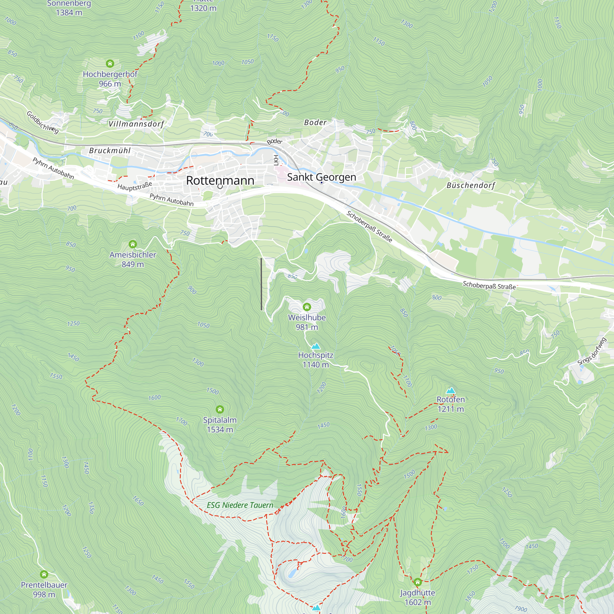 Weislhube map