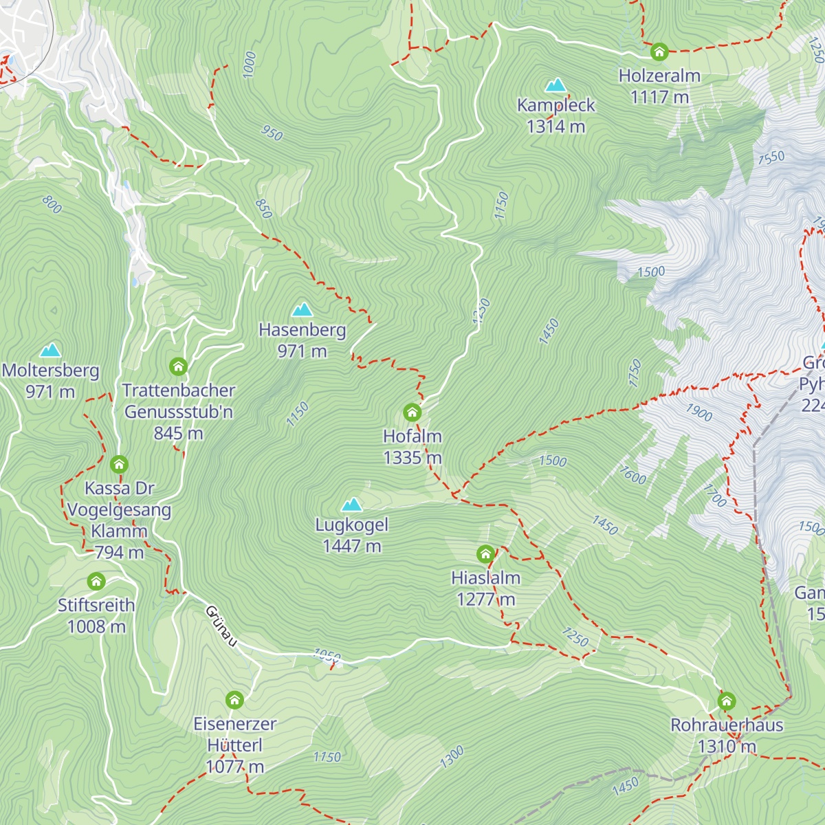Hofalm map