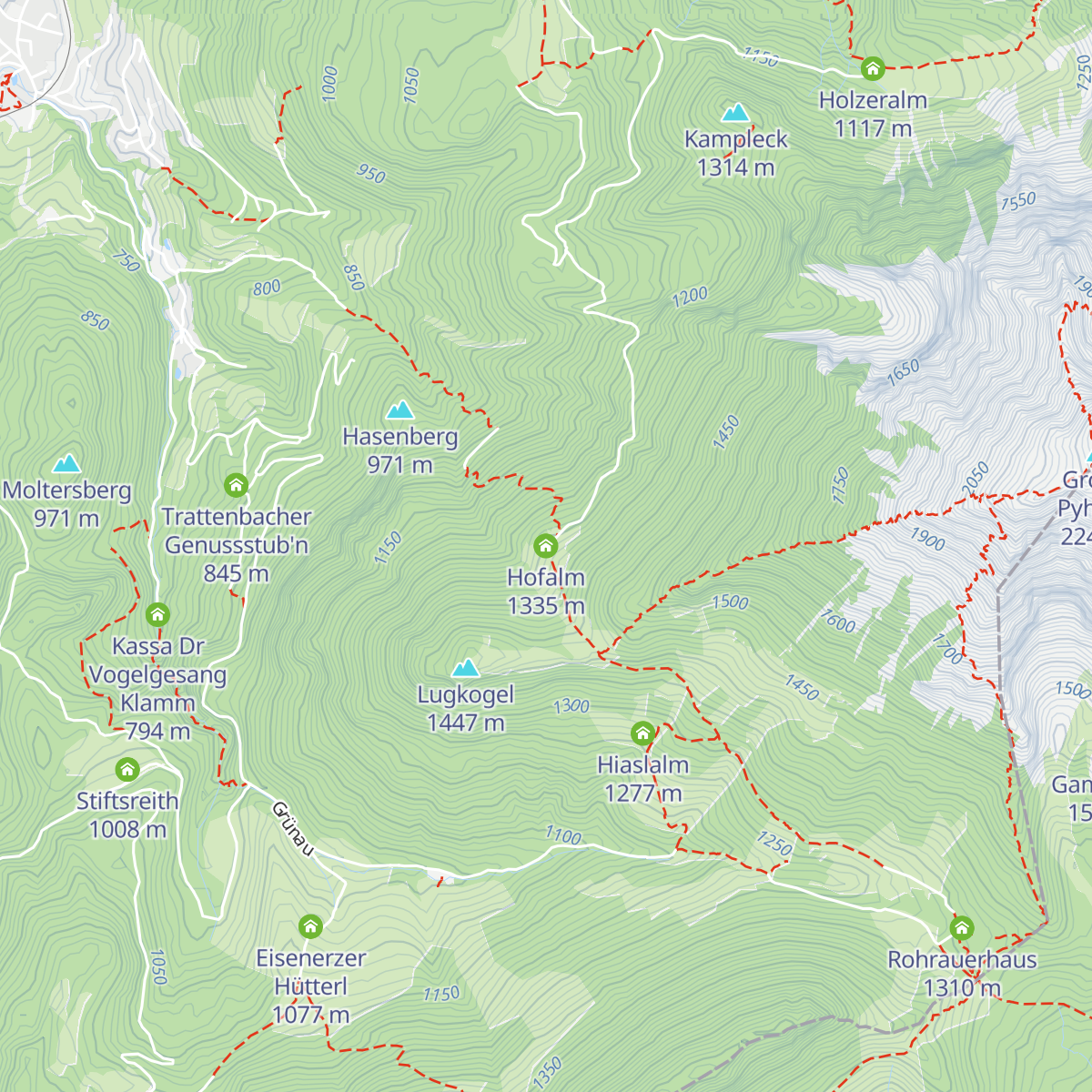 Hofalm map
