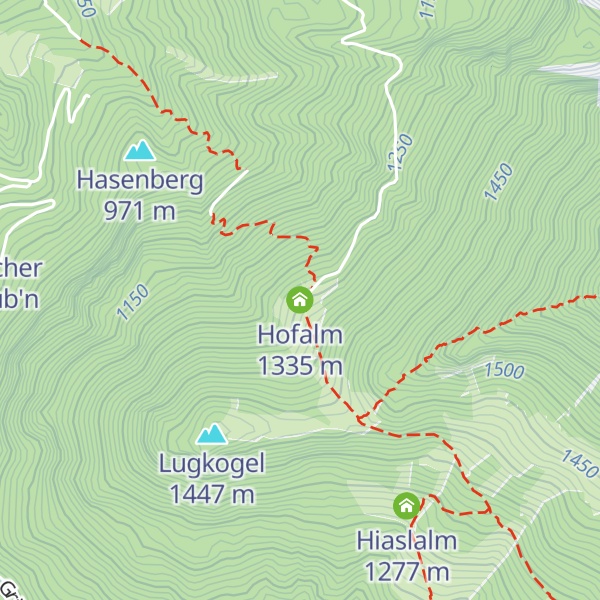 Map of Hofalm
