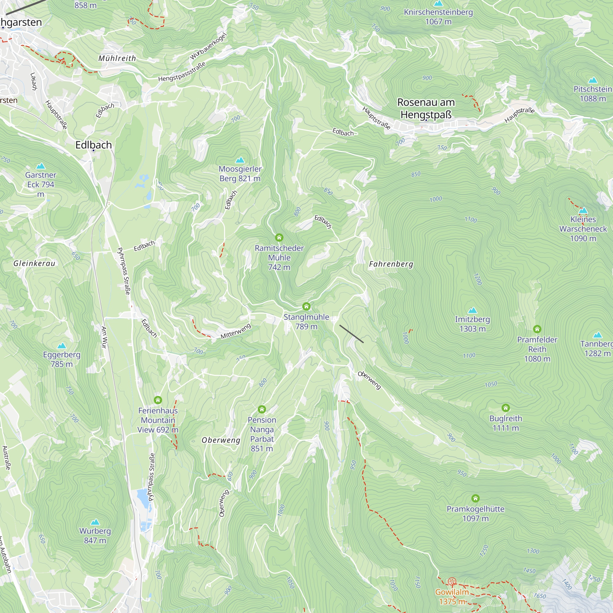 Stanglmühle map