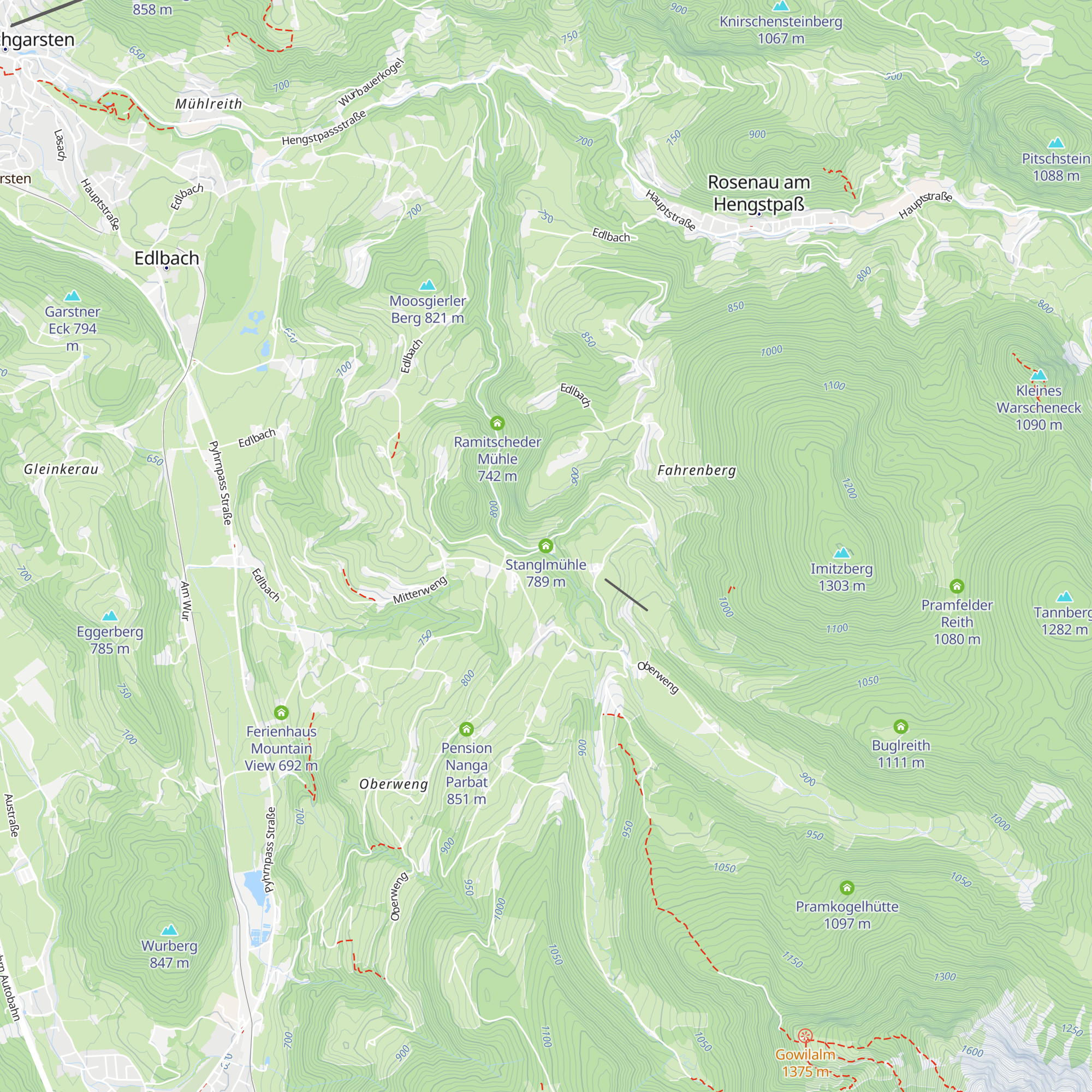 Stanglmühle map