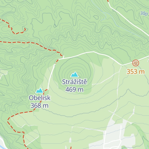 Map of Strážiště