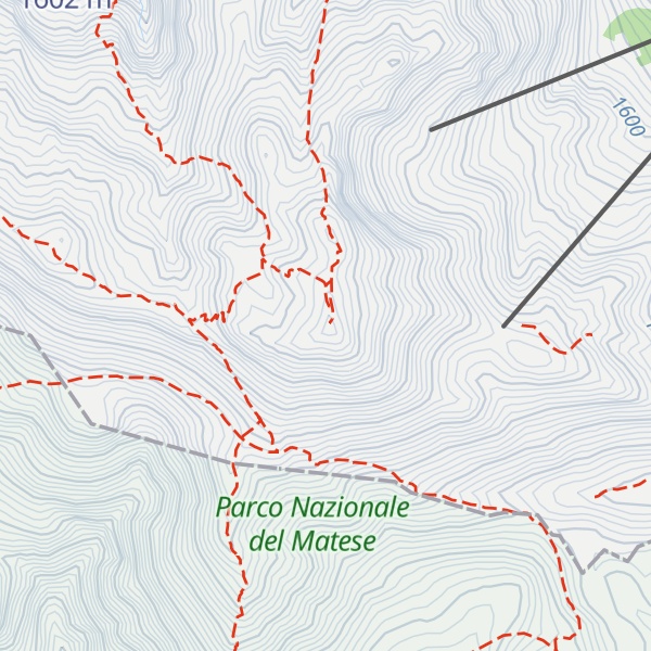 Map of Monte Miletto