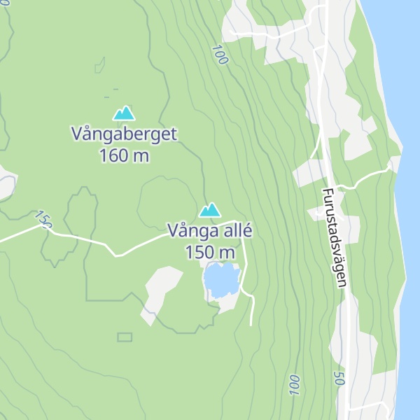 Map of Vånga allé